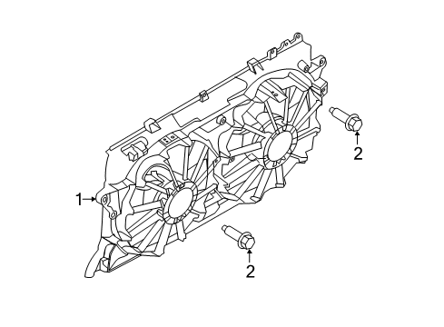 2013 Ford F-150 Cooling System, Radiator, Water Pump, Cooling Fan Diagram 5 - Thumbnail
