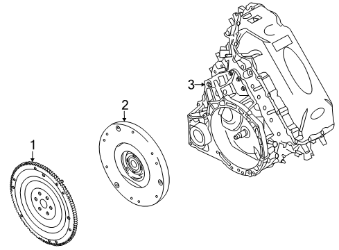 2010 Mercury Milan Transaxle Parts Diagram 1 - Thumbnail