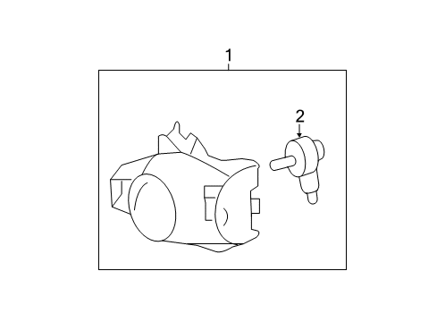 2012 Lincoln MKX Fog Lamps Diagram