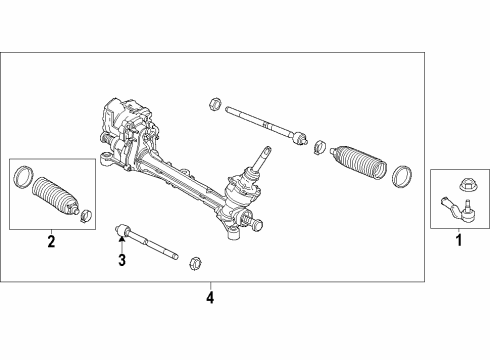 2018 Ford C-Max Steering Column & Wheel, Steering Gear & Linkage Diagram 4 - Thumbnail