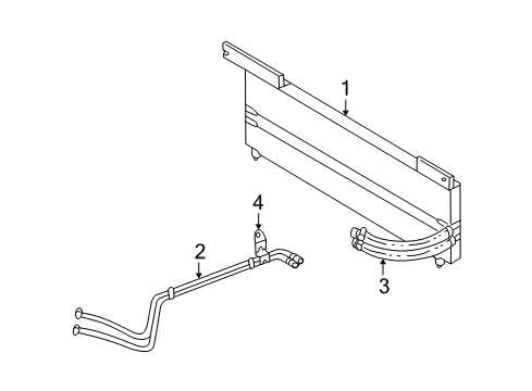 2005 Mercury Mountaineer Trans Oil Cooler Diagram 1 - Thumbnail