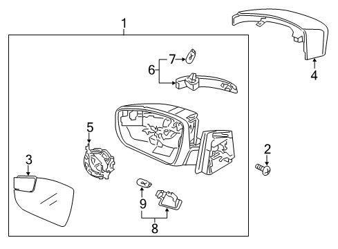2015 Ford Focus Mirrors, Electrical Diagram 2 - Thumbnail