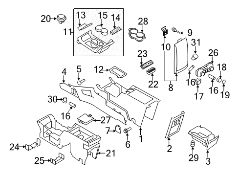 2010 Ford Flex Auxiliary Heater & A/C Diagram