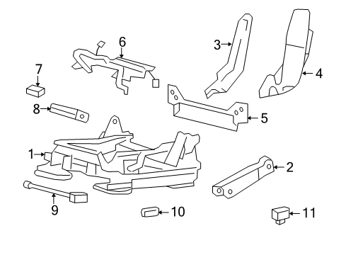 2004 Ford F-150 Tracks & Components Diagram 6 - Thumbnail