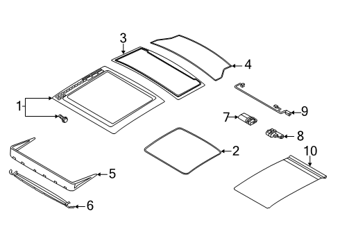 2021 Ford Escape Switch, Sandstone Diagram for LJ6Z-15668-AB