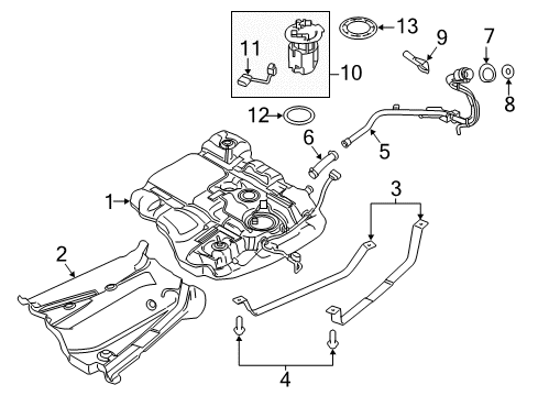 2013 Lincoln MKX Senders Diagram 3 - Thumbnail