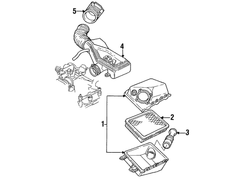 1997 Lincoln Town Car Air Intake Diagram