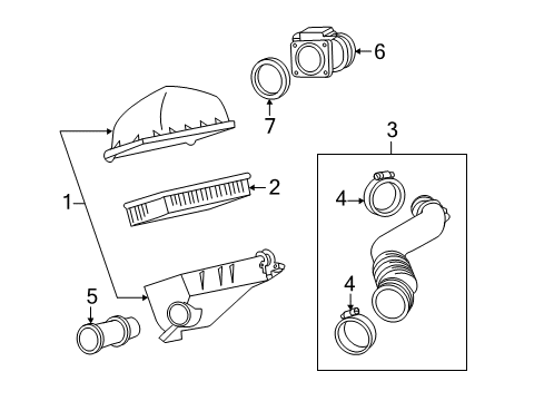 2006 Ford Crown Victoria Air Intake Diagram