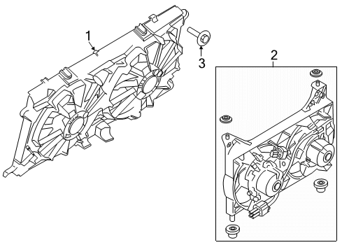 2017 Ford F-150 Cooling System, Radiator, Water Pump, Cooling Fan Diagram 2 - Thumbnail