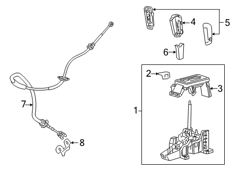 2012 Lincoln Navigator Shifter Housing Diagram