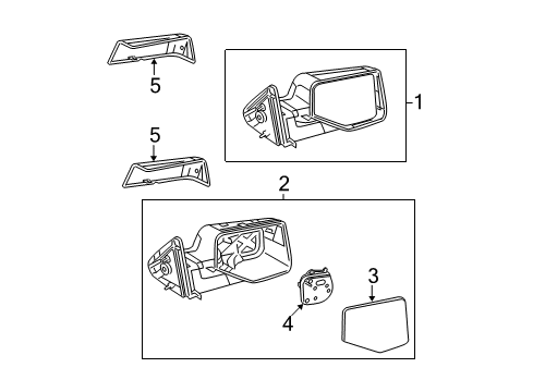 2006 Ford Ranger Outside Mirrors Diagram