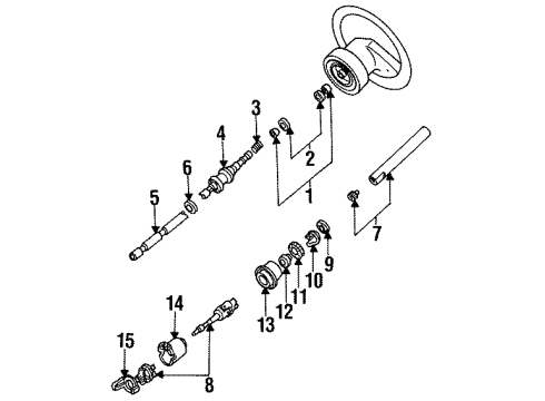 1994 Ford Ranger Shaft & Internal Components Diagram 2 - Thumbnail