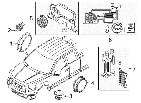2020 Ford F-150 Sound System Diagram 4 - Thumbnail