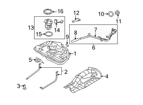 2010 Ford Fusion Senders Diagram 5 - Thumbnail