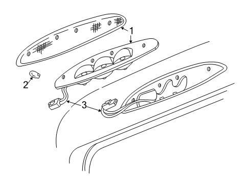 2000 Ford Expedition High Mount Lamps Diagram