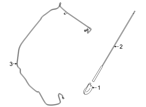 2012 Ford Transit Connect Antenna & Radio Diagram