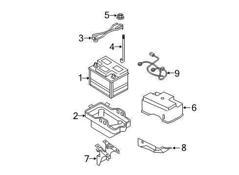 2011 Ford Escape Battery Diagram 1 - Thumbnail