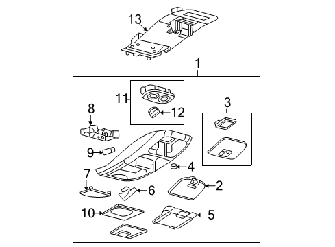 2010 Mercury Mountaineer A/C & Heater Control Units Diagram 3 - Thumbnail