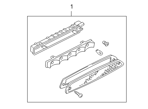 2003 Ford Escape High Mount Lamps Diagram