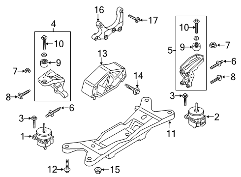 2022 Ford Mustang Input Sensor Diagram for KR3Z-7H103-A