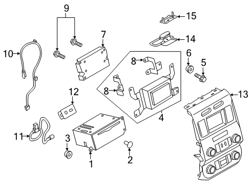 2020 Ford F-350 Super Duty Sound System Diagram 2 - Thumbnail