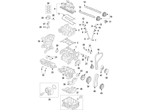 2020 Ford EcoSport Engine Parts & Mounts, Timing, Lubrication System Diagram 4 - Thumbnail