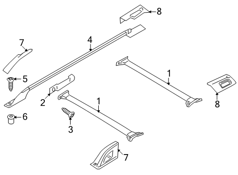 2012 Lincoln Navigator Luggage Carrier Diagram