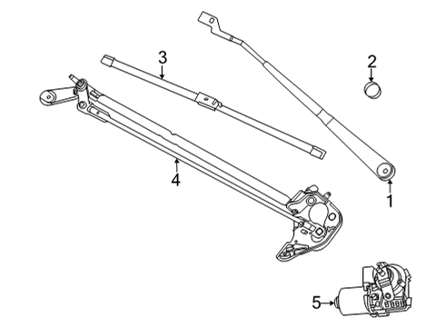 2021 Ford Bronco Sport Wiper & Washer Components Diagram 2 - Thumbnail