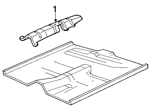 1993 Lincoln Continental Exhaust Components Diagram