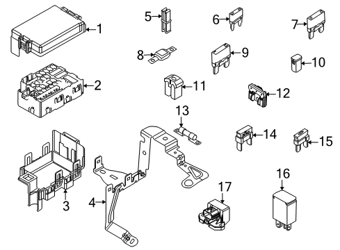 2010 Mercury Milan Fuse & Relay Diagram 2 - Thumbnail