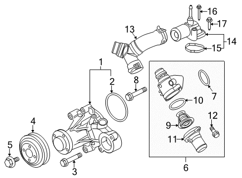 2017 Ford F-150 Water Pump Diagram 6 - Thumbnail