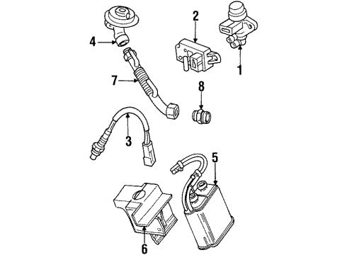 1997 Ford Crown Victoria EGR System Diagram