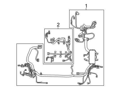 2021 Lincoln Nautilus Wiring Harness Diagram