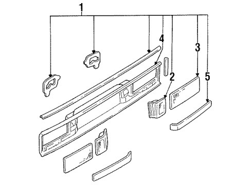 1993 Mercury Tracer Backup Lamps Diagram