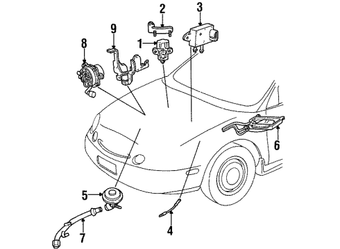1998 Ford Taurus A.I.R. System Diagram