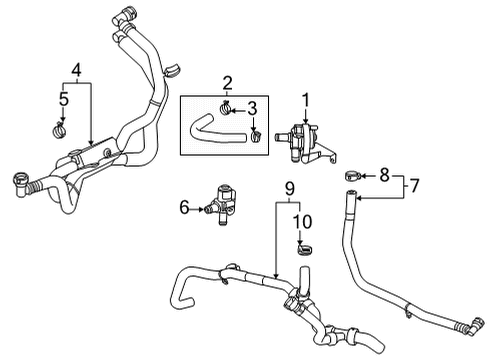 2021 Ford F-150 Heater Core & Control Valve Diagram 4 - Thumbnail