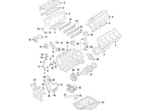 2018 Lincoln Continental Engine Parts & Mounts, Timing, Lubrication System Diagram 6 - Thumbnail