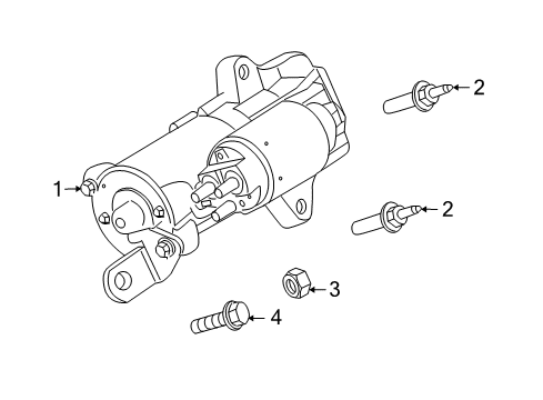 2008 Mercury Mariner Starter, Electrical Diagram 1 - Thumbnail