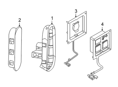 2023 Ford F-150 Electrical Components - Pick Up Box Diagram 4 - Thumbnail