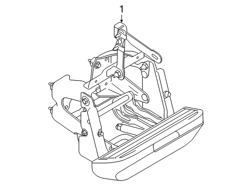 2009 Ford F-150 Running Board Diagram 1 - Thumbnail