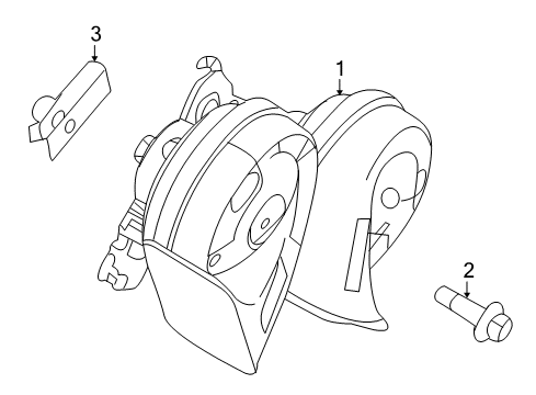 2012 Lincoln MKT Horn Diagram