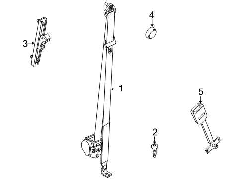 2012 Ford Transit Connect Front Seat Belts Diagram