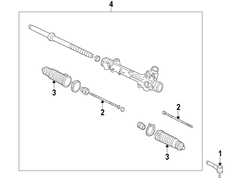 2011 Ford F-150 P/S Pump & Hoses, Steering Gear & Linkage Diagram 1 - Thumbnail