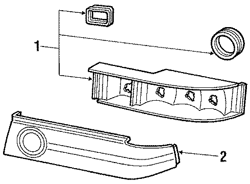 1988 Mercury Cougar Tail Lamps Diagram