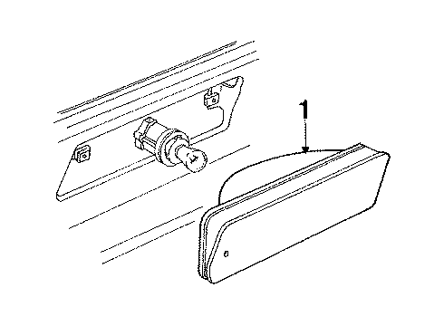 1984 Ford Bronco II Park Lamps Diagram 2 - Thumbnail