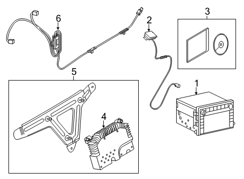 2009 Ford Expedition Navigation System Components Diagram