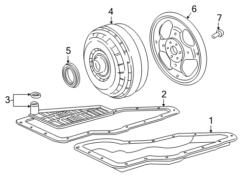 2005 Mercury Monterey Transaxle Parts Diagram