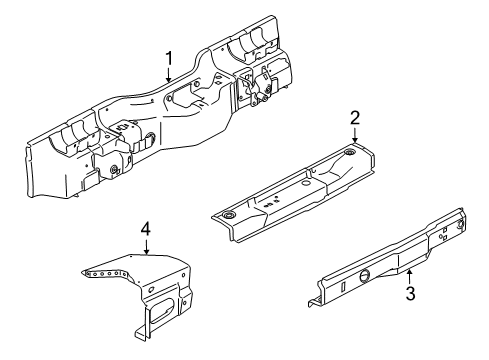 2012 Ford Transit Connect Rear Body Diagram