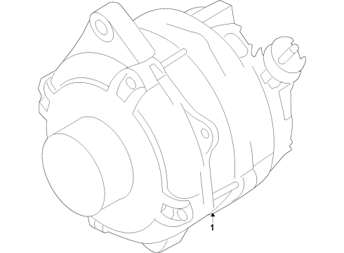 2023 Lincoln Aviator Alternator Diagram 1 - Thumbnail