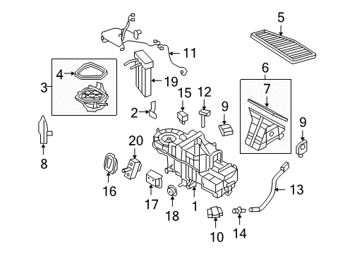 2012 Ford Escape Automatic Temperature Controls Diagram 2 - Thumbnail